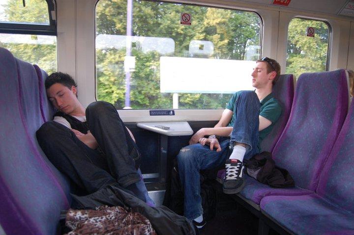 The guys were fried on the ride home!
Friday, April 29, 2011
