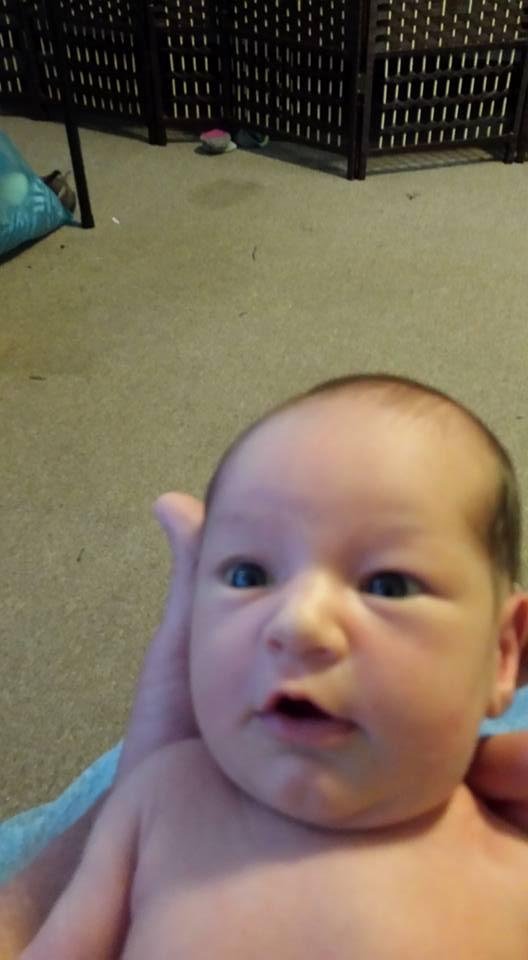 First grandchild. Proud grandpa. This is aileta.