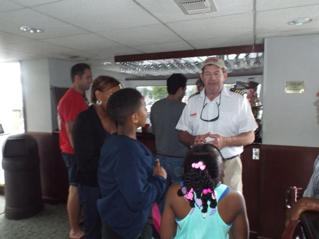 The Captain on our 4th of July Cruise was very good with kids.