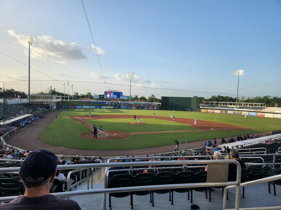 No rain in sight, perfect night for a ball game. As my friend Mike says, Life is good!