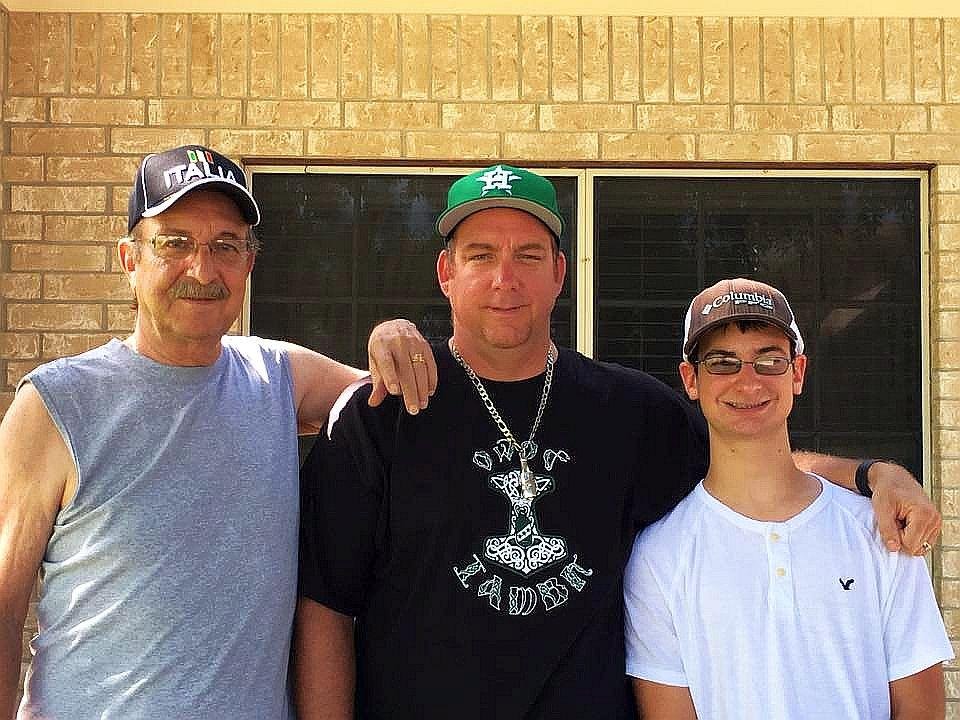 Three generations of Senters, dad, son & grandson !