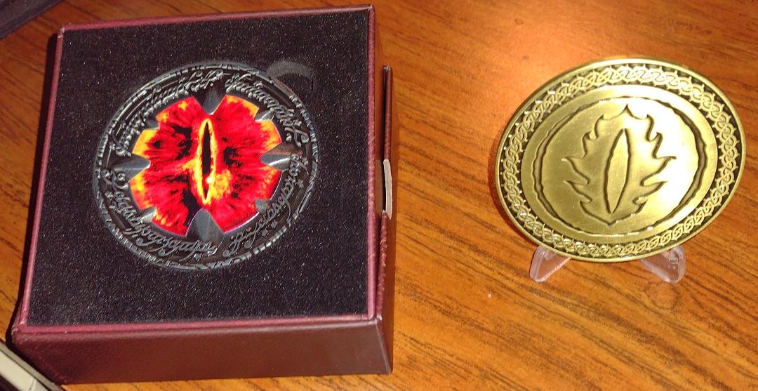 The packages have have opened but the best gift was a call from the grandson. The Eye of Sauron shall guard my abode.