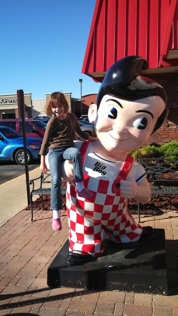Took the family out Brooke in big boys arms