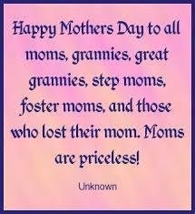 Hope all my family and friends have a wonderful Mother's Day.