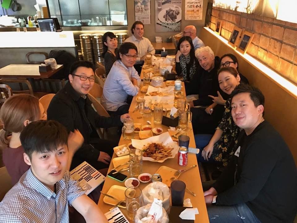 Following a concert in Seoul...to these young people I am a dinosaur but apparently an interesting one.