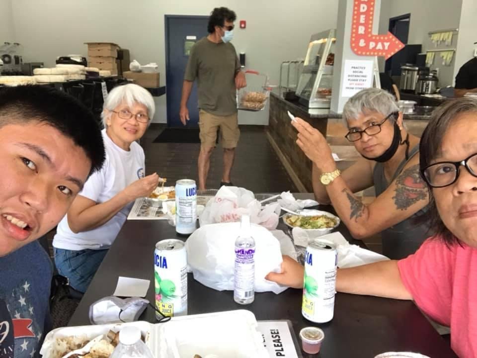 This is a father day celebration eat out