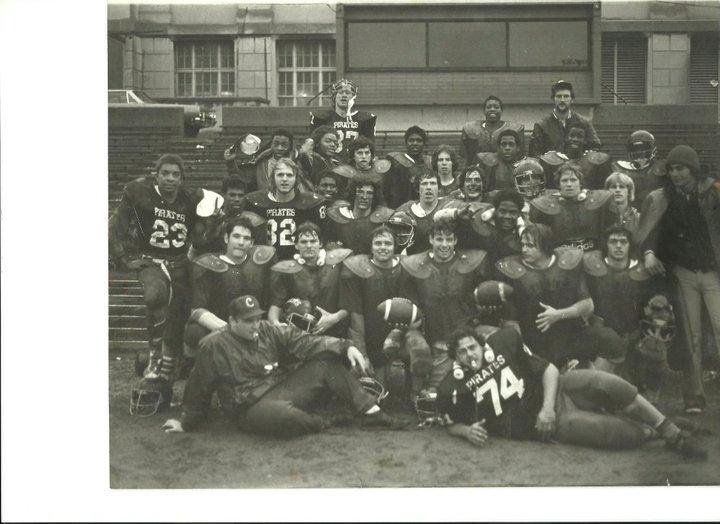 Last football practice of the 1979 season at Central High Senior Class 1980