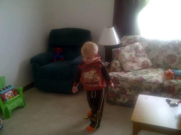 Josh. Was. In the toy room bowling it it was so loud I run in thinking he had fell