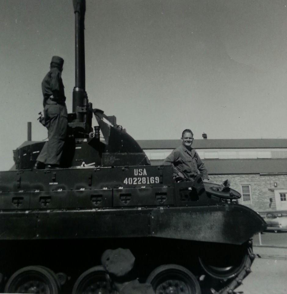 Dad in tanks...during the Korean war.