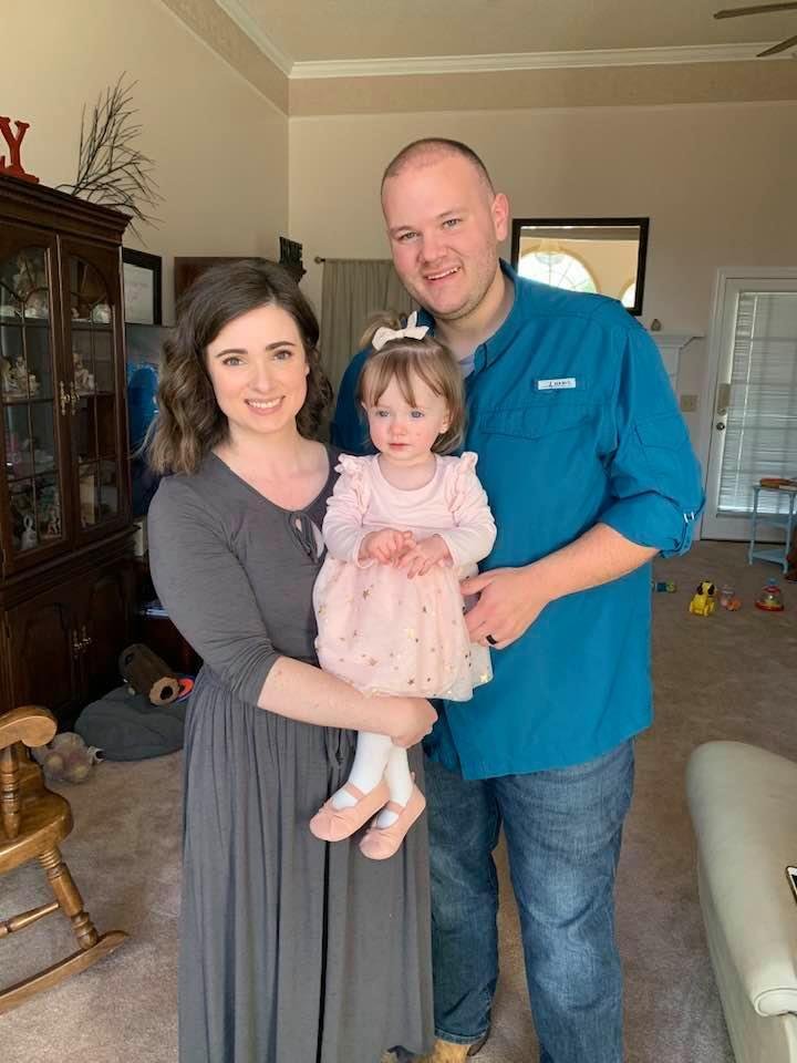 Chloe was dedicated to the Lord at church this morning. She was dedicated to Him the day she was born.