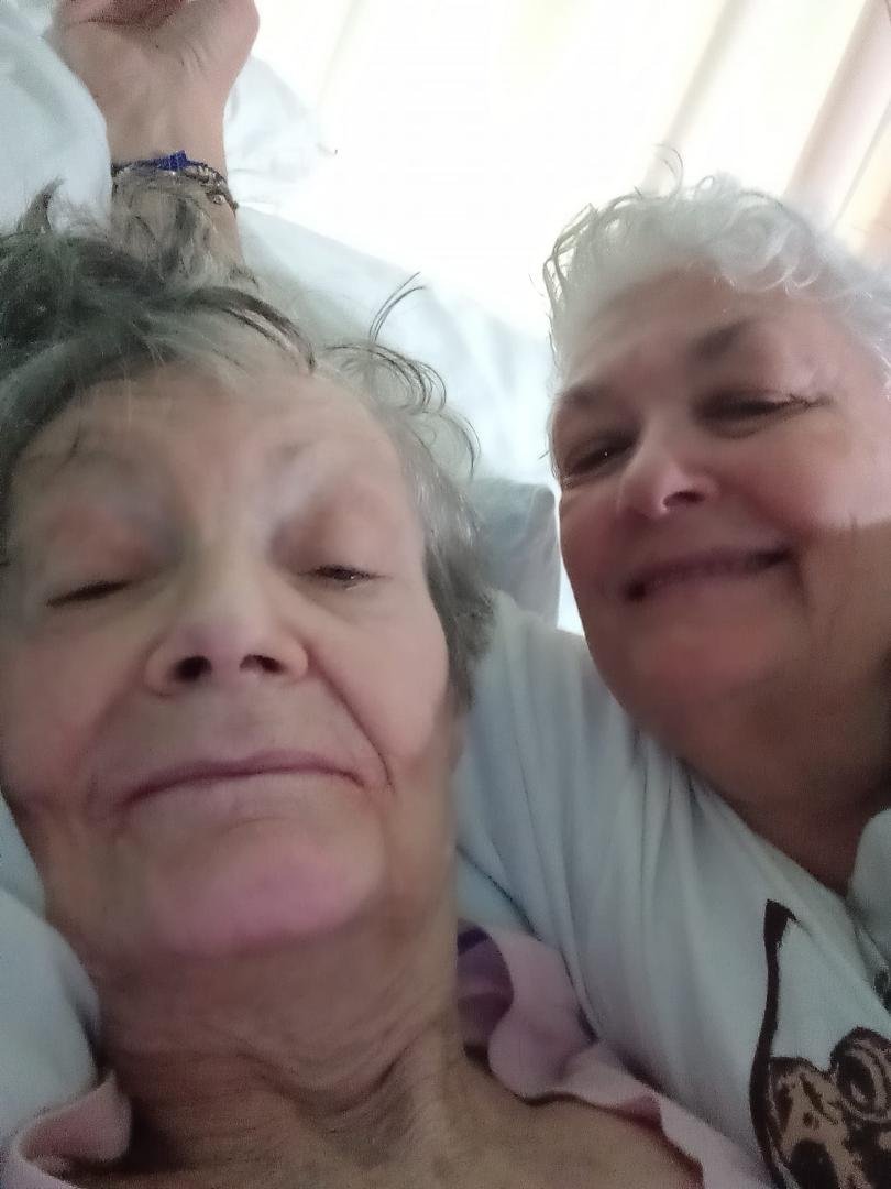 Mom finally woke up, ate a little lunch, root beer, snacks and a whole large McDonald's chocolate shake! I am so happy and so was she!!!!
Thanks again for all the prayers, well wishes & positive energy you all have sent. He