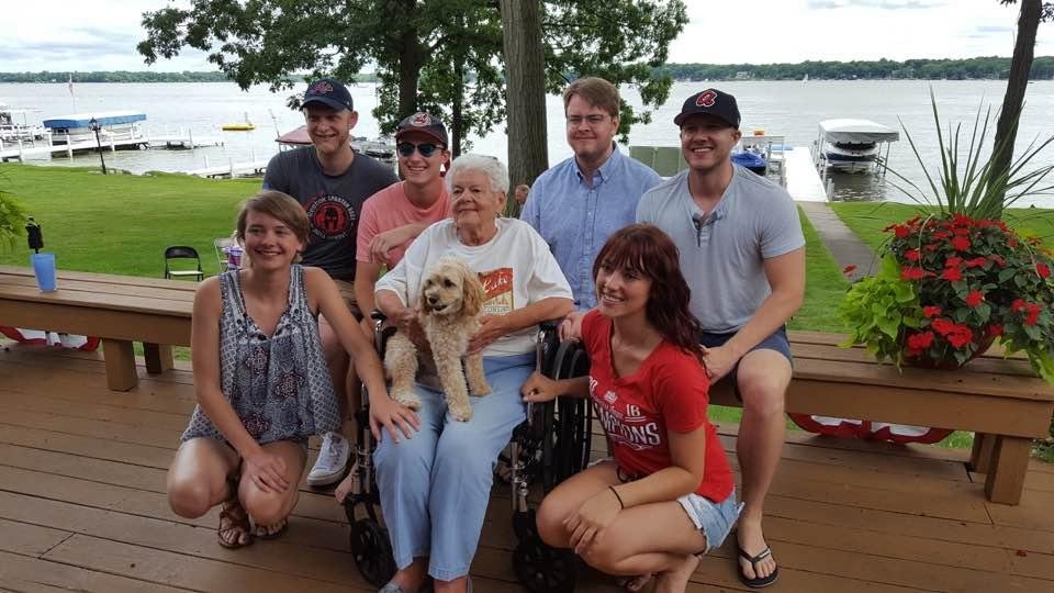 The grandkids all grown-up.