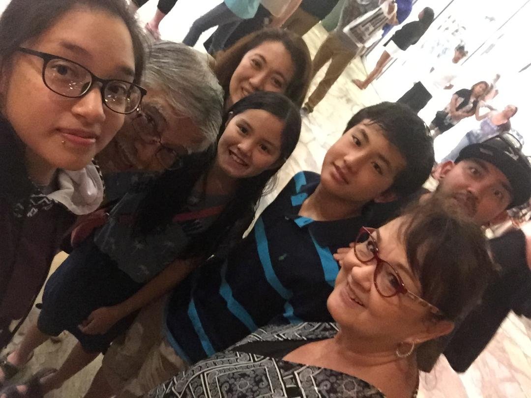 The Duhaylonsods at the Cheesecake Factory!