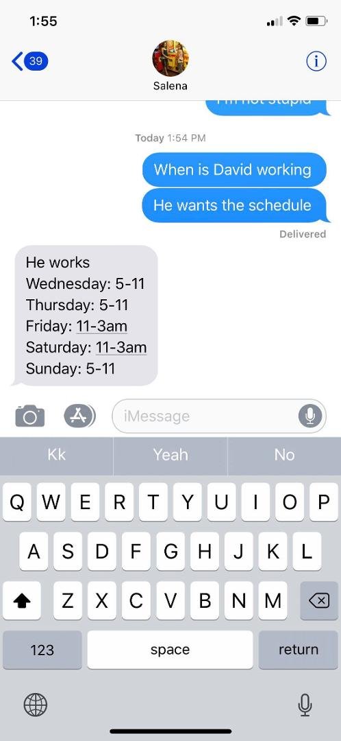 Pizza Whirl Schedule this week everyone and their mother, father, friend whoever really that hasn't been better come try it out some of the best pizza in the LAND! Pizza Whirl <-----click it for address