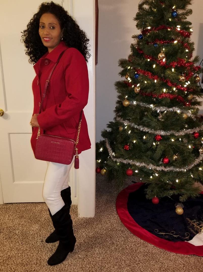 My beautiful wife Smret ,going to see friends