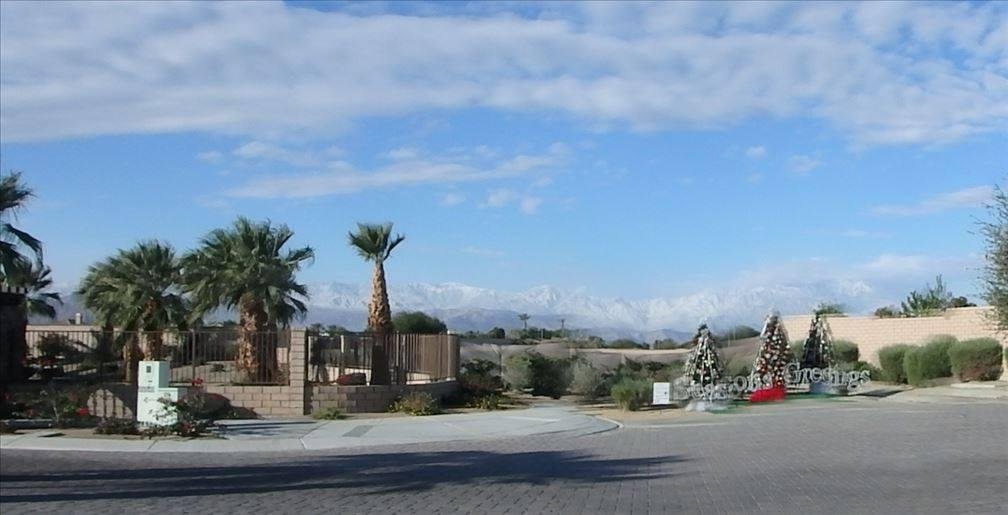 Took my walk this morning and this was my view. Palm trees and snow! Temperature around 48, but feels like 40 with the wind blowing of those snowy moutains.