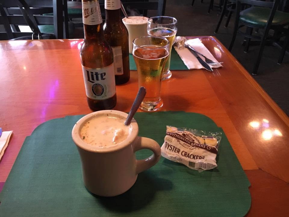 If you ever come to Fort Lauderdale, Kelly's Landing off 17th Street Causeway is a must. They make the best New England Clam Chowder.