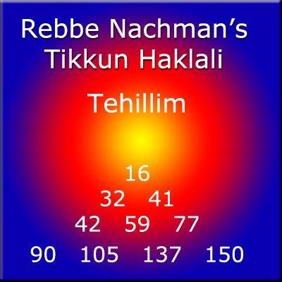 Tikkun HaKlali
The Universal Remedy
Presented by Rabbi Shlomo HaRav Shlomo Nachman © April 7, 2020

Try it and see if it works