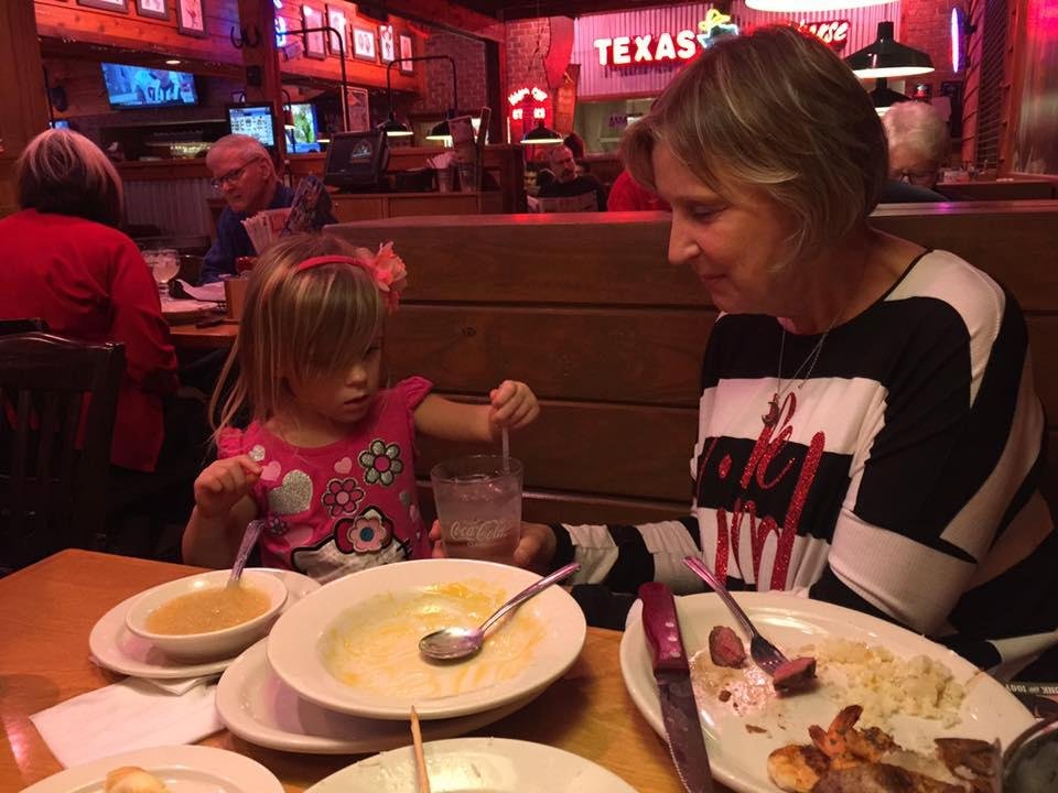 Out to dinner with two of my favorite girls, Ellen and Emma!