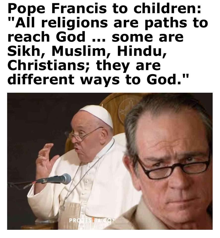 This is exactly what I would expect The Antichrist to say…BEWARE!…