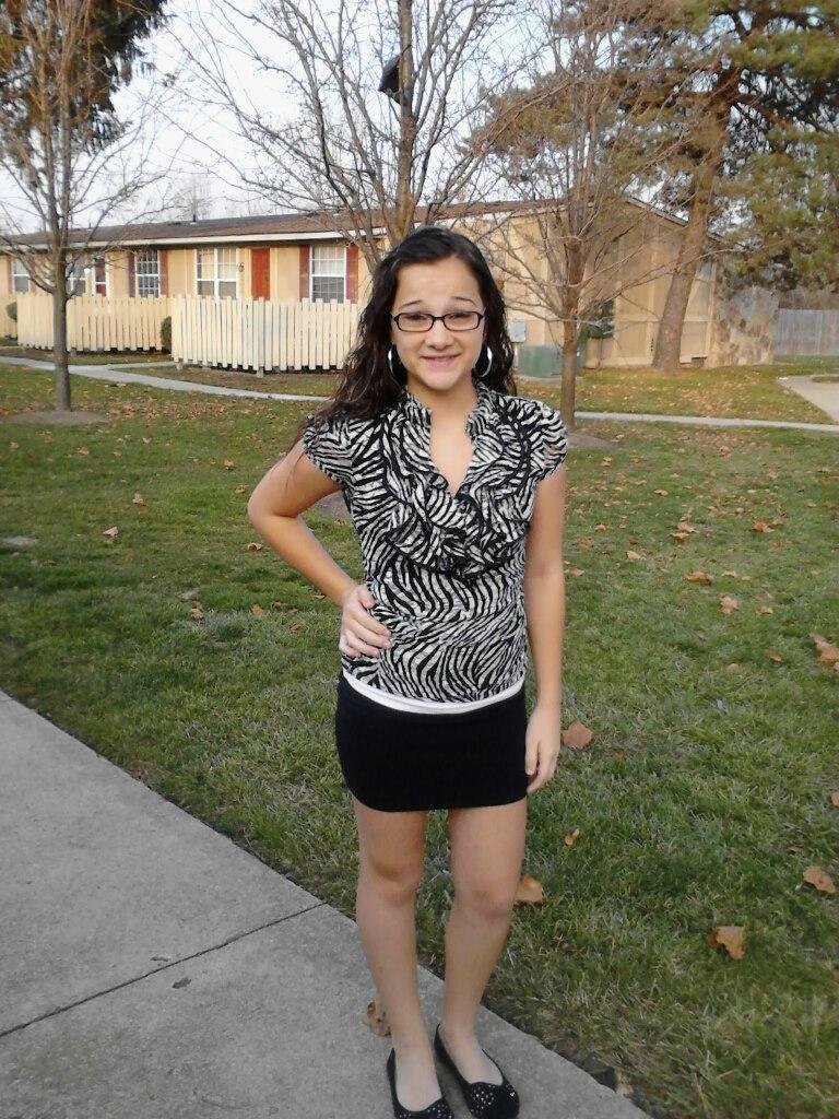 My beautiful grand daughter .