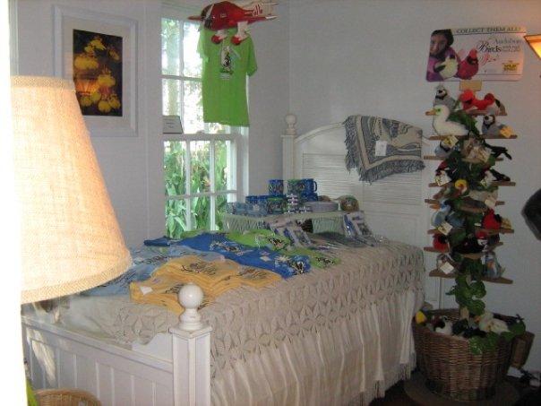 One of the bedrooms for guests