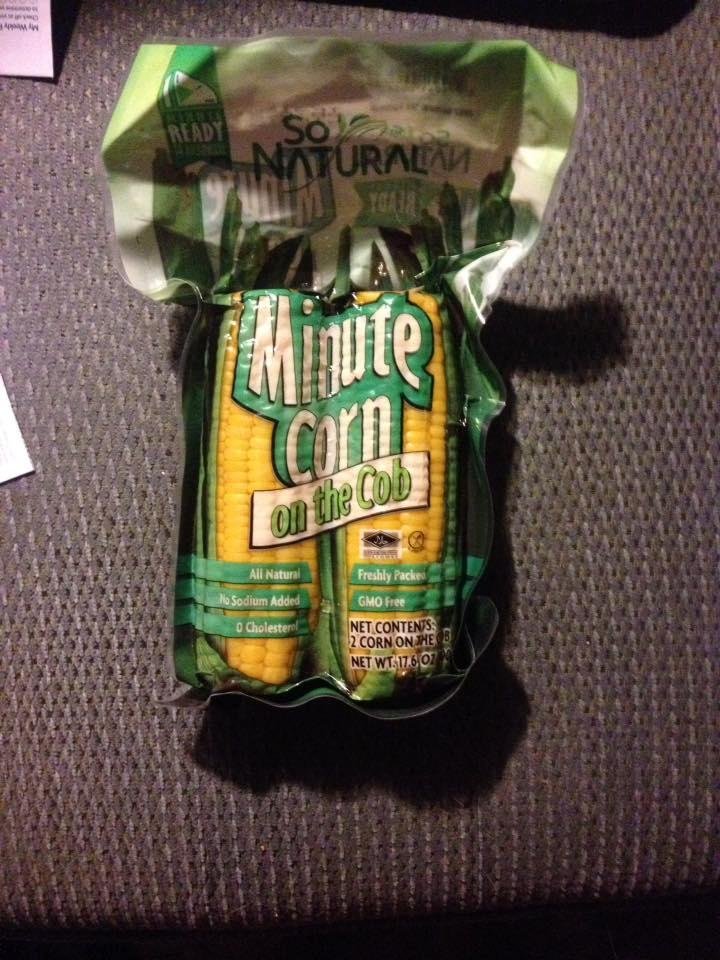 Got this Minute Corn , on the shelf!!! At Walmart in Portland. 2/$1.58. Unwrap, cook 1 minute, sits 1 minute, eat. Good for the Winter?
Anyone seen these in Southern California? Not ME.