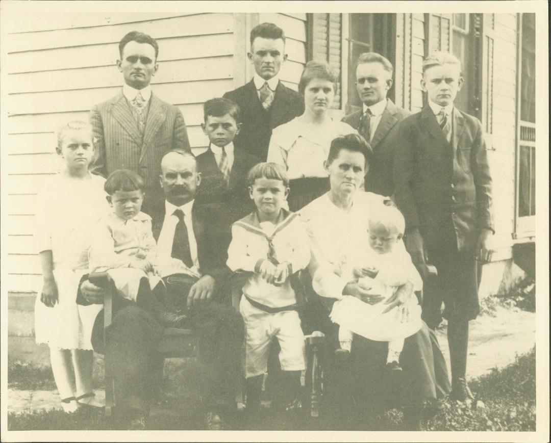 This is a picture of my grandparents...this is the lady I got my name from,Emma...my father is in this pic too.