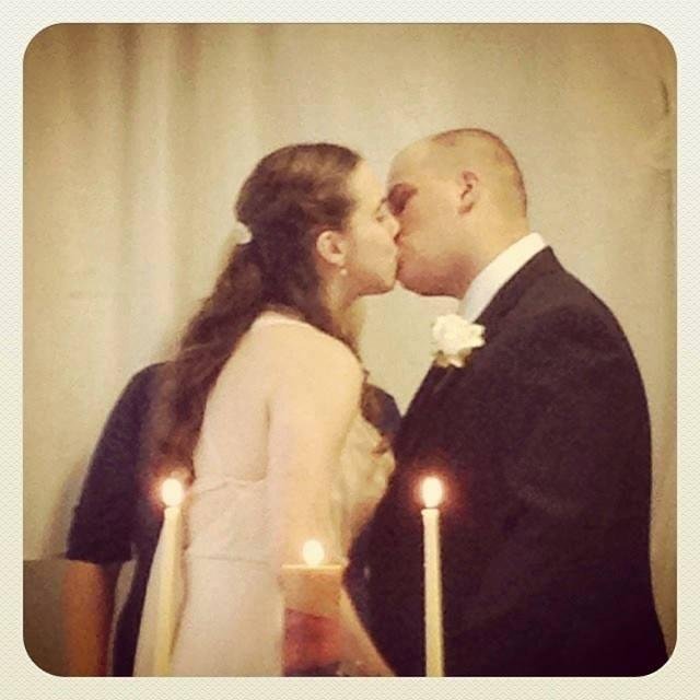 My beautiful granddaughter Karen and her husband Travis, on their special day!
<3 October 12, 2013 <3