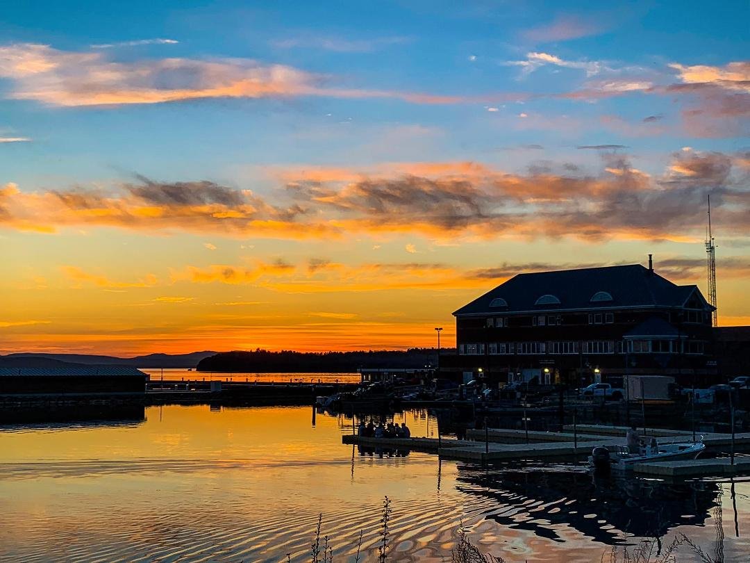 Sunset tonight on Lake Champlain!