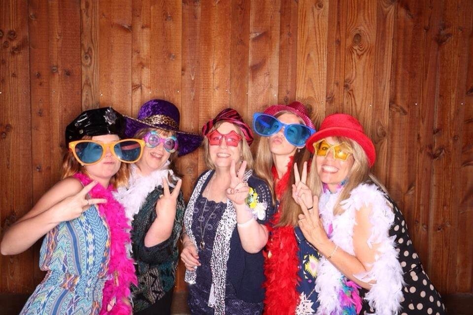 Love these girls!!!  Photo booth fun!!
