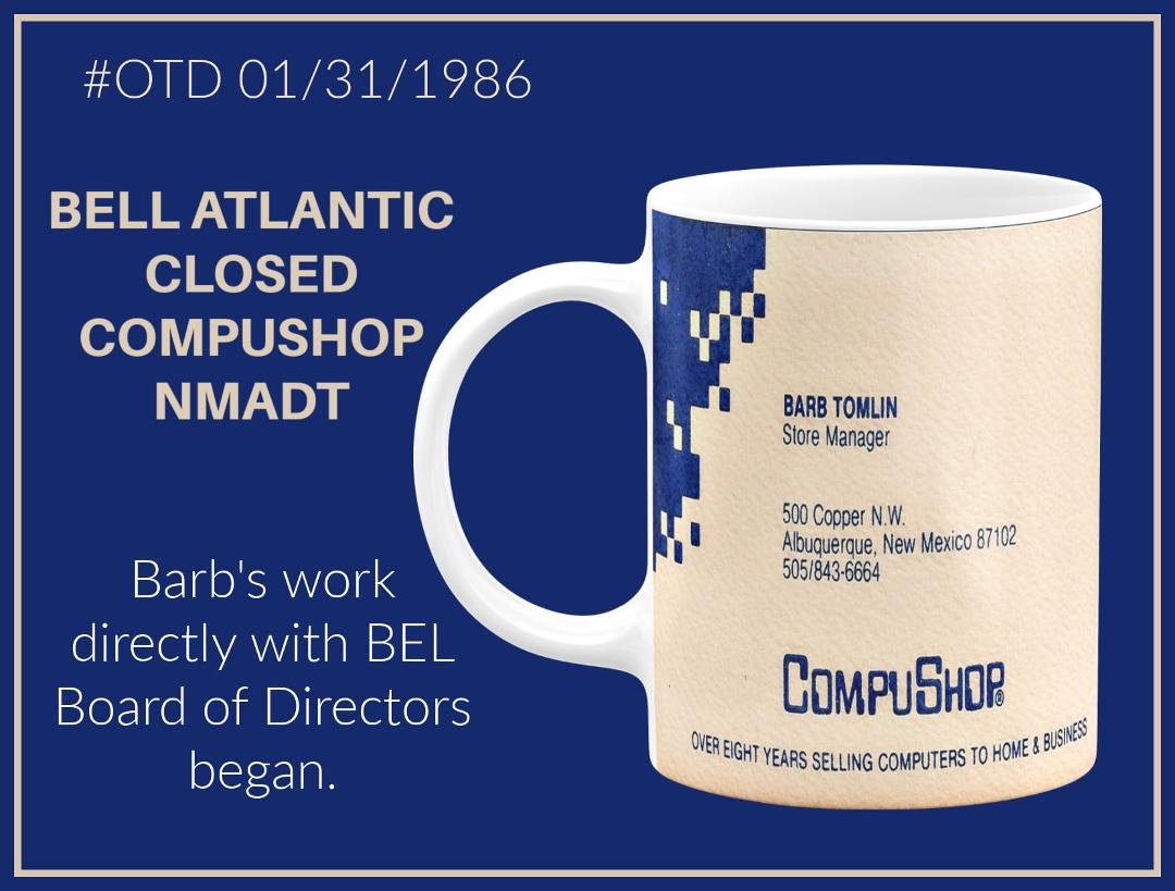Remembering #OTD 35 Years Ago
In less than two years, I had taken the largest personal computer store in New Mexico from last to first place in rankings consistently for the CompuShop retail personal computer chain for ove