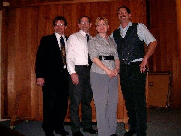 the four of us at mom's memorial 2