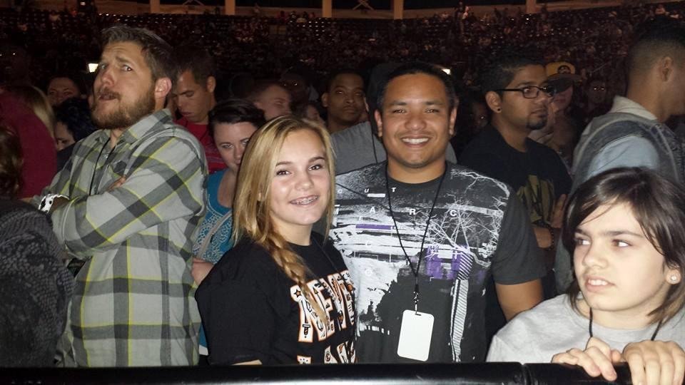 Guess who is front and center at the Lecrae concert tonight?