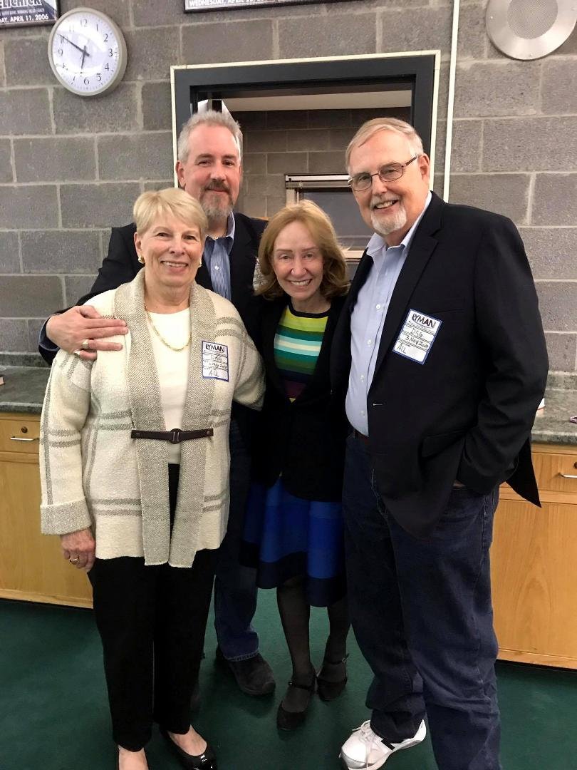 Enjoyable evening at Southern Connecticut State University with Judi and her son David at a presentation by Doris Kearns Goodwin. VIP treatment as her guest. David does her web site