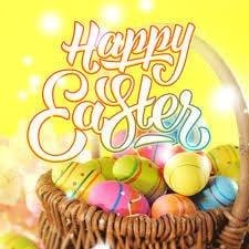 Happy Easter to Nancy and John on this glorious day !!! Love you both !!!