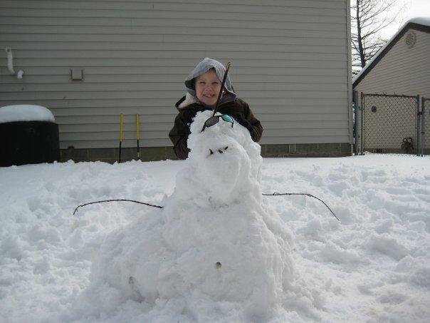 The snowman and the master builder.