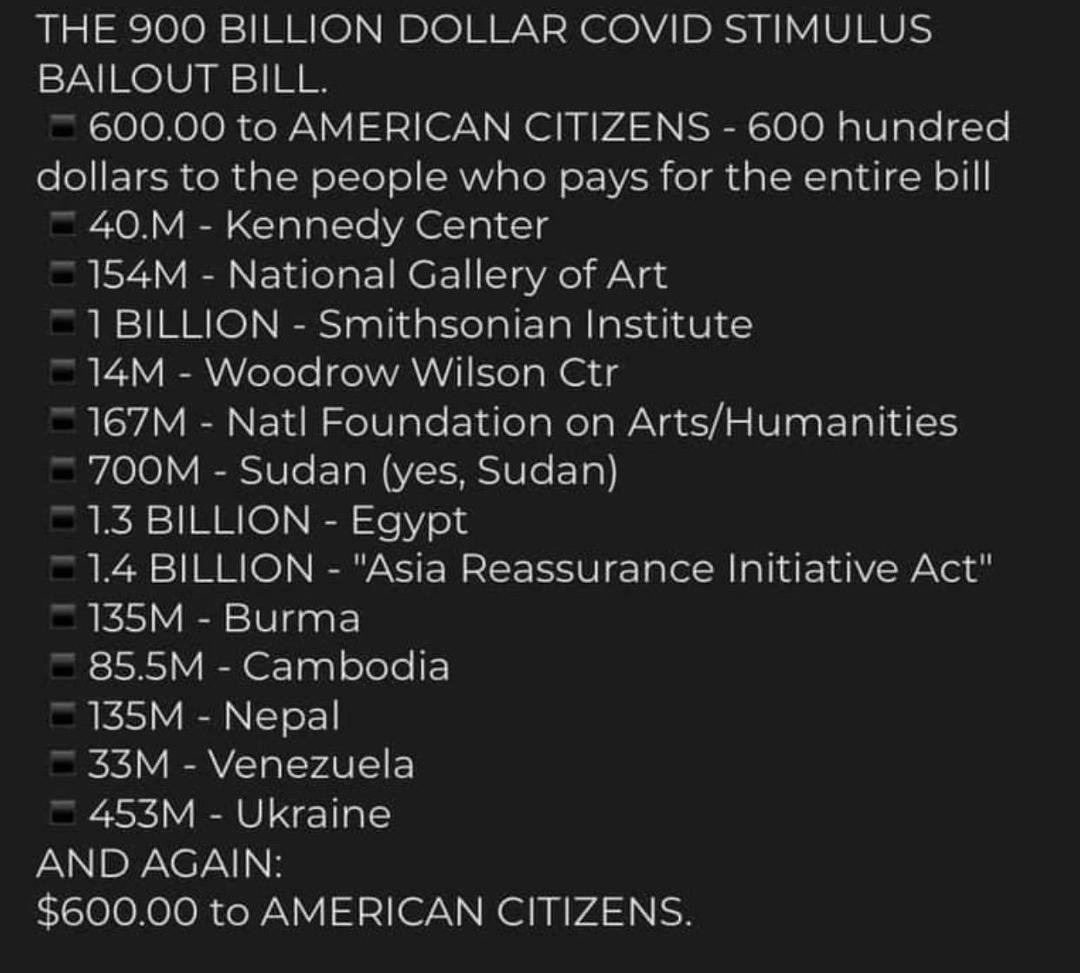 Again, what does all this have to do with a stimulus package for working class Americans in the service industries who have had their hours/jobs cut back severely or eliminated?  This works out to 192 billion to all the cit
