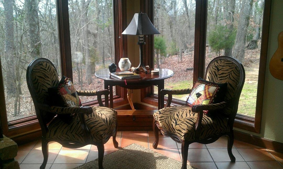 Can you believe Marcia Ann is re-arranging furniture?