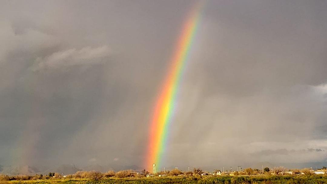The rainbow at the end of the day