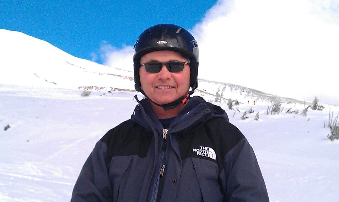My handsome ski partner