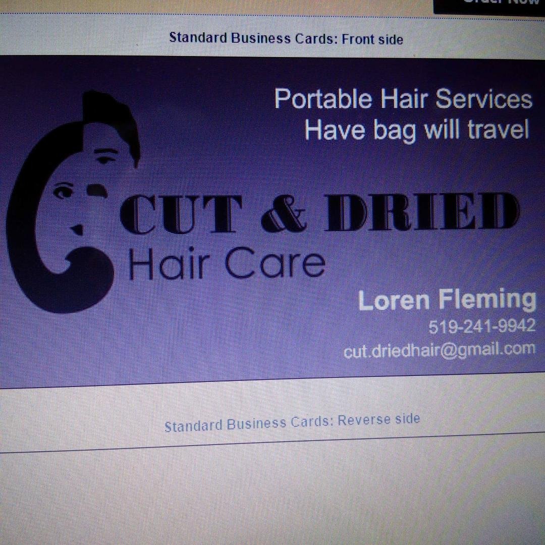 My new business card, after my daughter -in-law Kelly rescued my old logo.