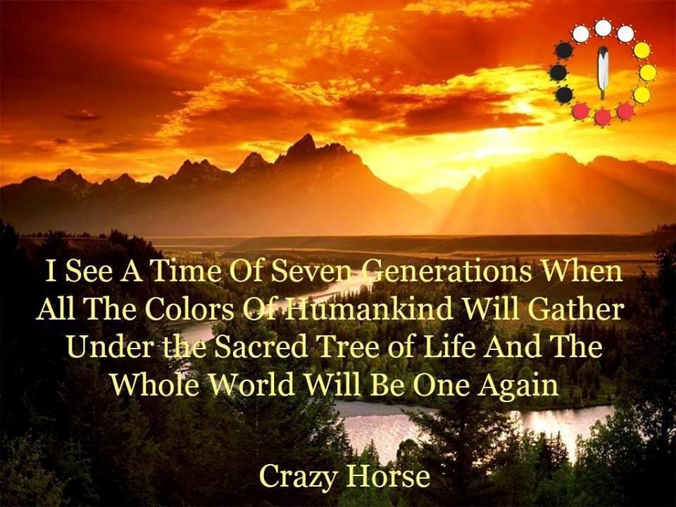 Let that time be soon, Great Spirit Chief.