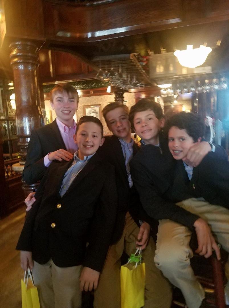 The cousins at Colemans for Easter Brunch.  It doesn't get better than this.