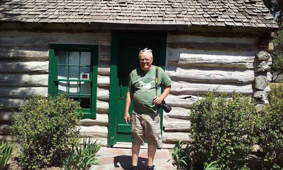 Clint at Cove Fort, Utah.