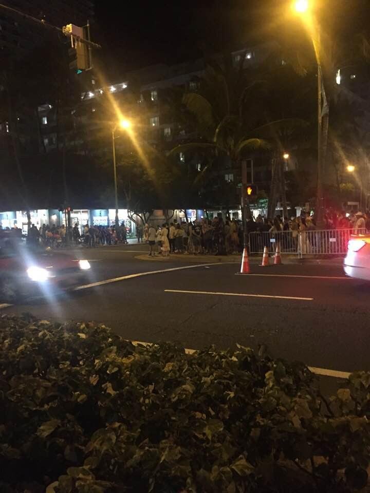 Streets are packed for Halloween in Waikiki Beach
