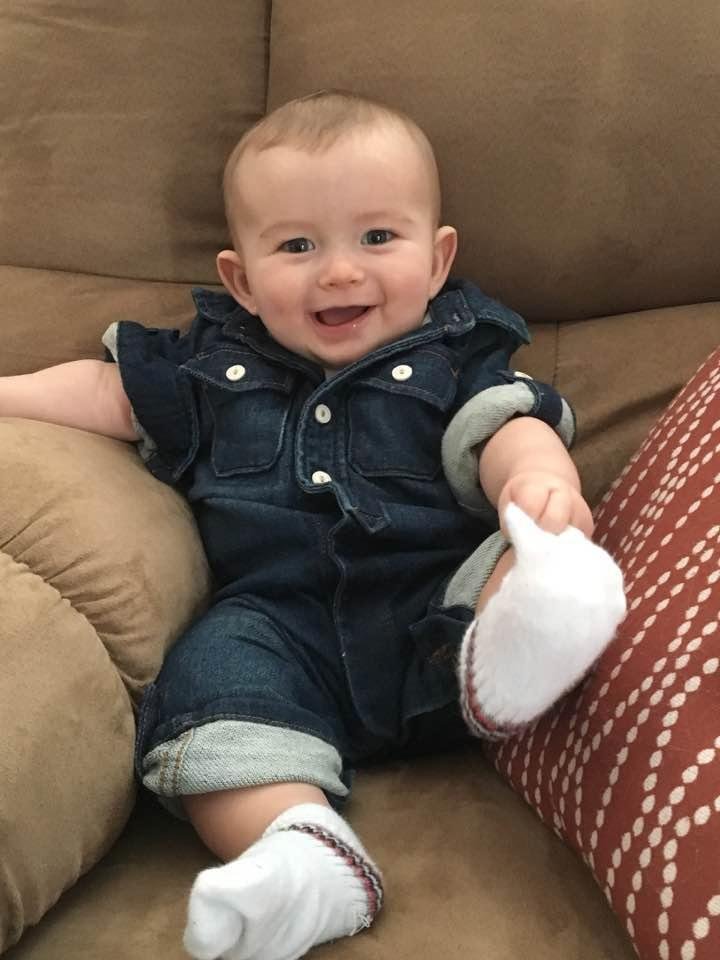 Can't beat this happy face. Go Aiden !!!