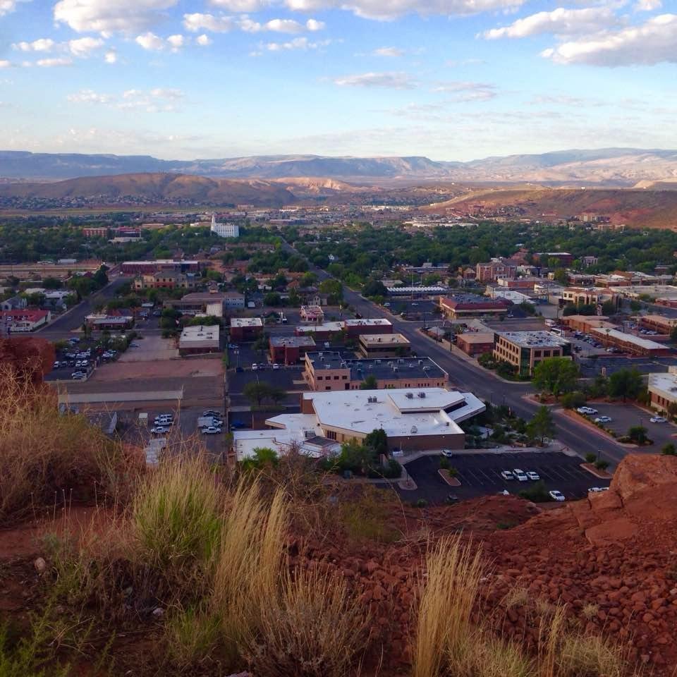 St. George Utah is just waking up this morning.