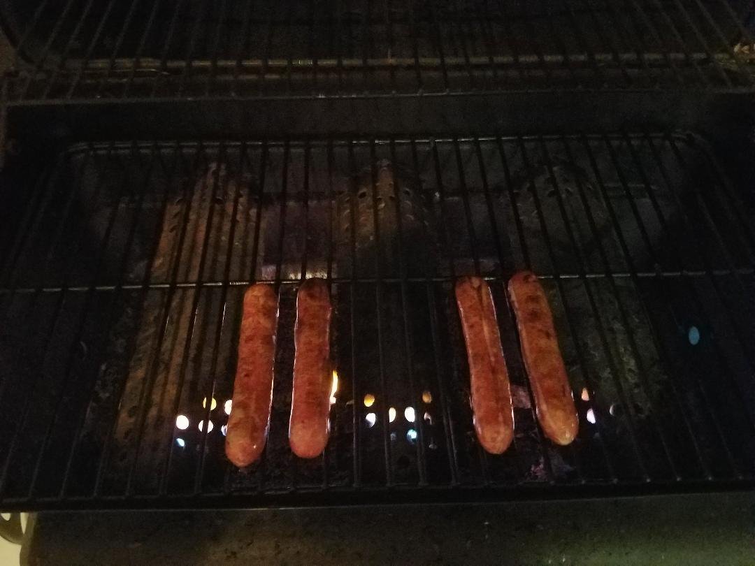 Sometimes, it's just a "hot dog" kind of night!