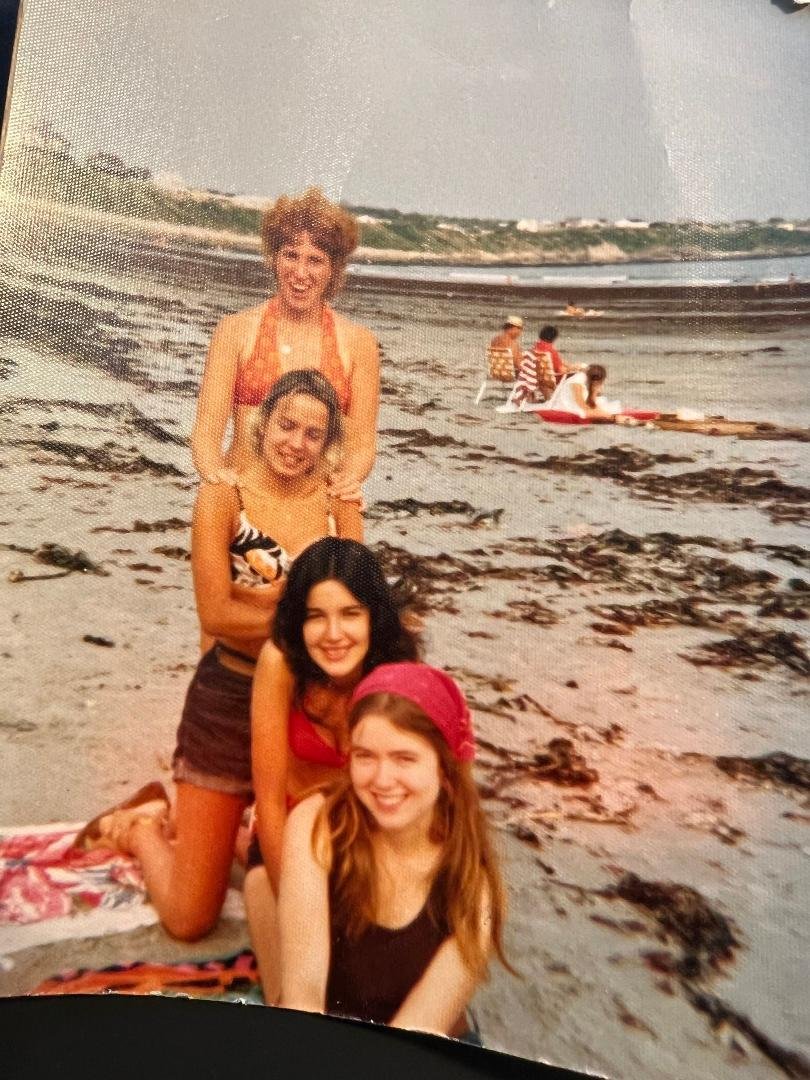 York Maine 1971 great time in our lives, Nancy, Norma, Jean and Carolyn.